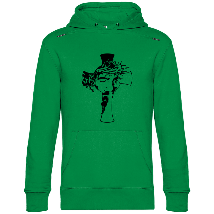 Jesus mit Dornenkrone - Herren Hoodie - Textilzauber