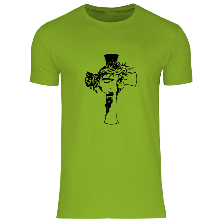 Jesus mit Dornenkrone - Herren T - Shirt - Textilzauber