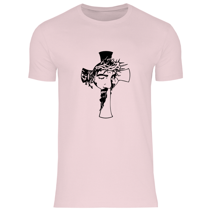 Jesus mit Dornenkrone - Herren T - Shirt - Textilzauber