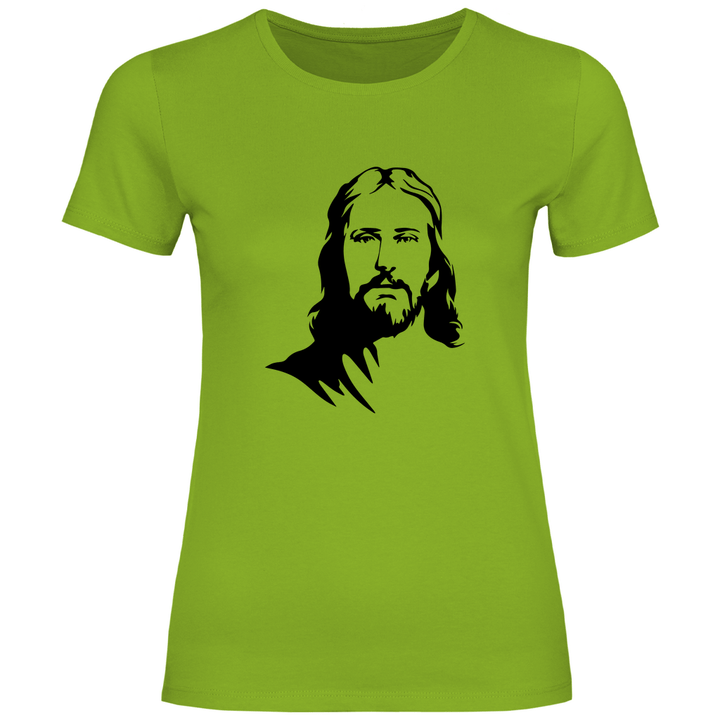 Jesus Porträt - Damen T - Shirt - Textilzauber