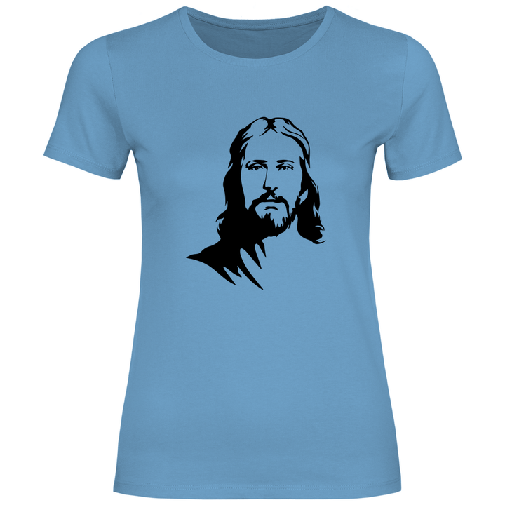 Jesus Porträt - Damen T - Shirt - Textilzauber