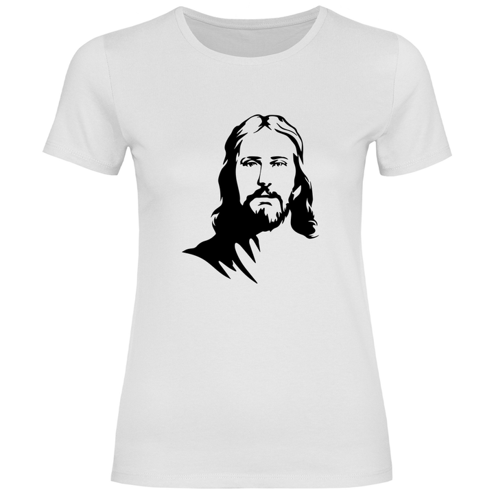 Jesus Porträt - Damen T - Shirt - Textilzauber