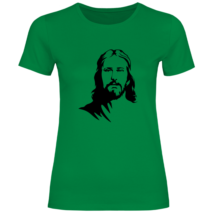Jesus Porträt - Damen T - Shirt - Textilzauber