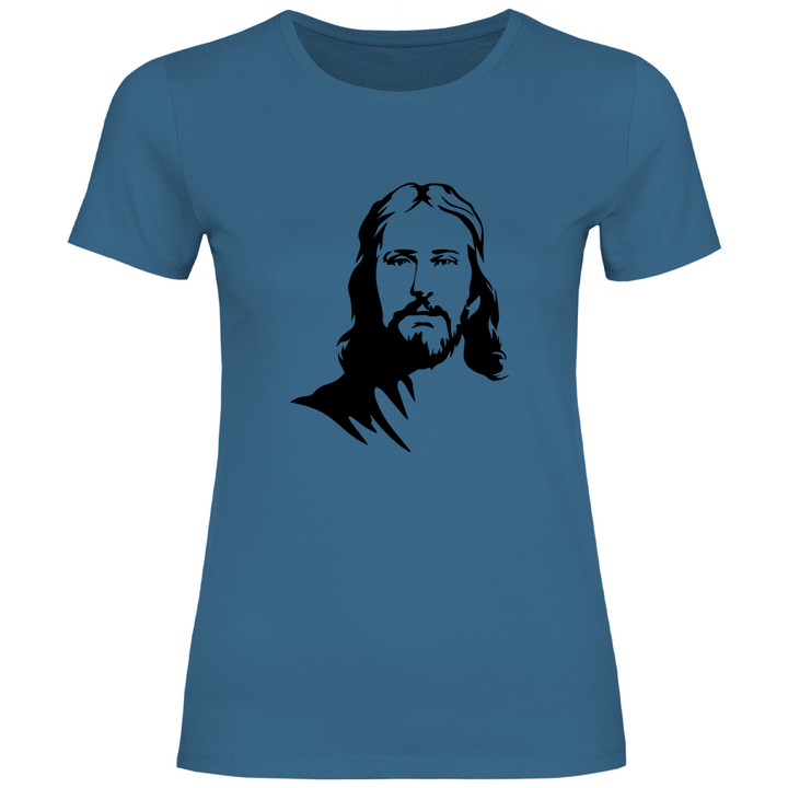 Jesus Porträt - Damen T - Shirt - Textilzauber