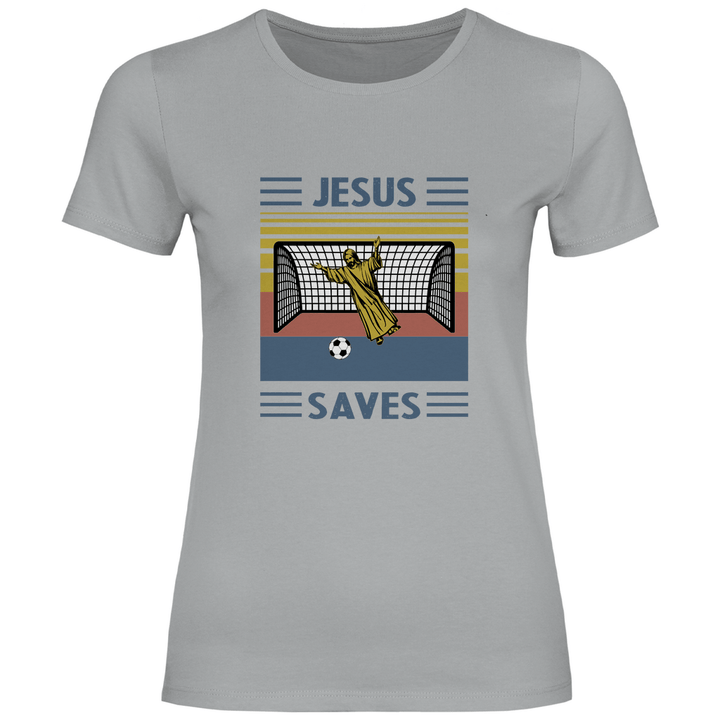 Jesus Saves - Damen T - Shirt - Textilzauber