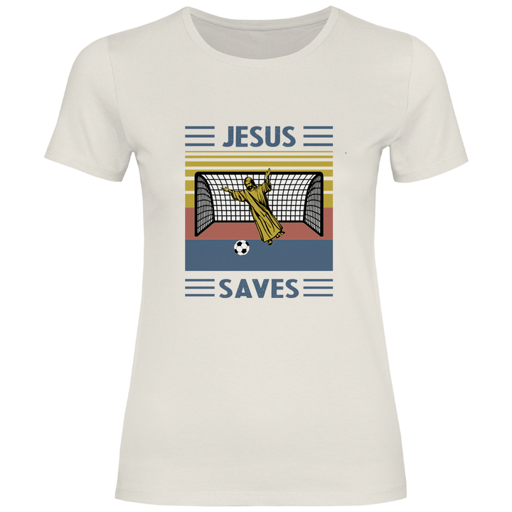 Jesus Saves - Damen T - Shirt - Textilzauber