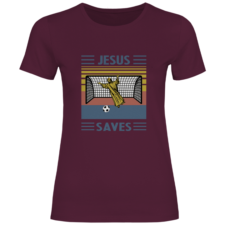 Jesus Saves - Damen T - Shirt - Textilzauber