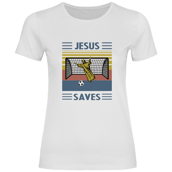 Jesus Saves - Damen T - Shirt - Textilzauber