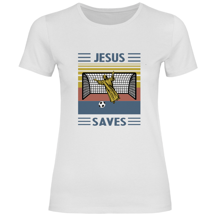Jesus Saves - Damen T - Shirt - Textilzauber