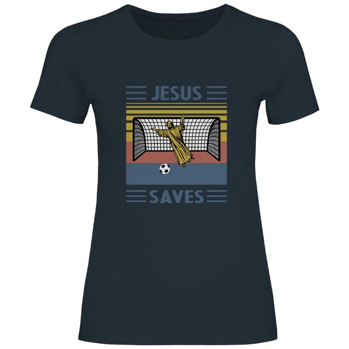 Jesus Saves - Damen T - Shirt - Textilzauber