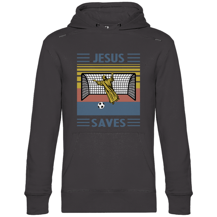Jesus Saves - Herren Hoodie - Textilzauber