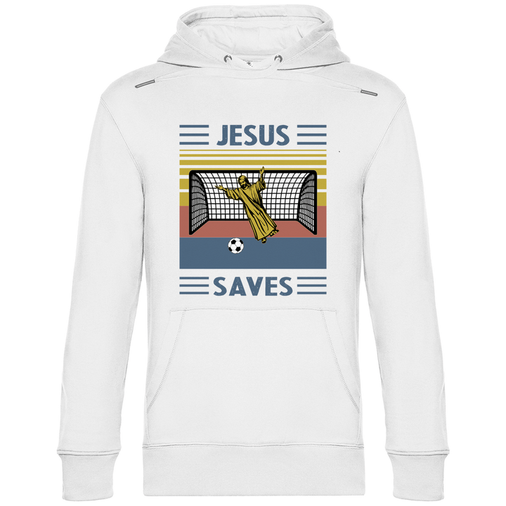 Jesus Saves - Herren Hoodie - Textilzauber