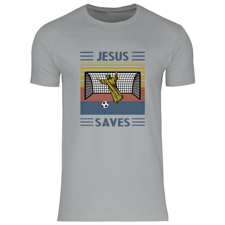 Jesus Saves - Herren T - Shirt - Textilzauber