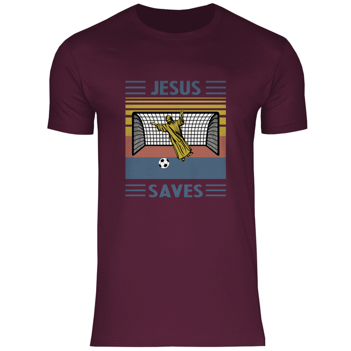 Jesus Saves - Herren T - Shirt - Textilzauber