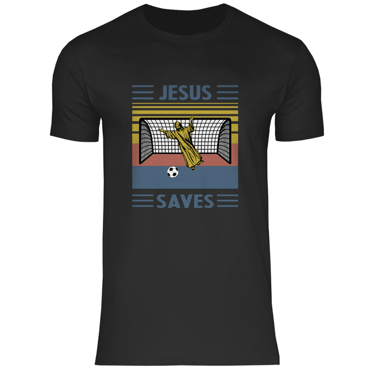 Jesus Saves - Herren T - Shirt - Textilzauber