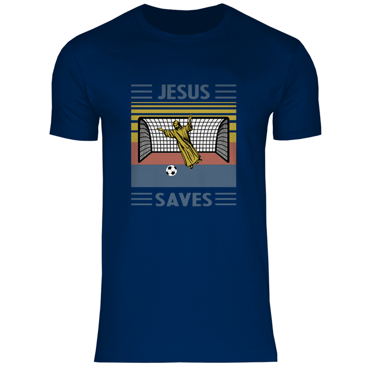 Jesus Saves - Herren T - Shirt - Textilzauber