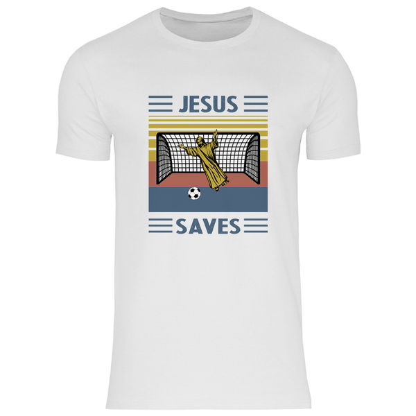 Jesus Saves - Herren T - Shirt - Textilzauber