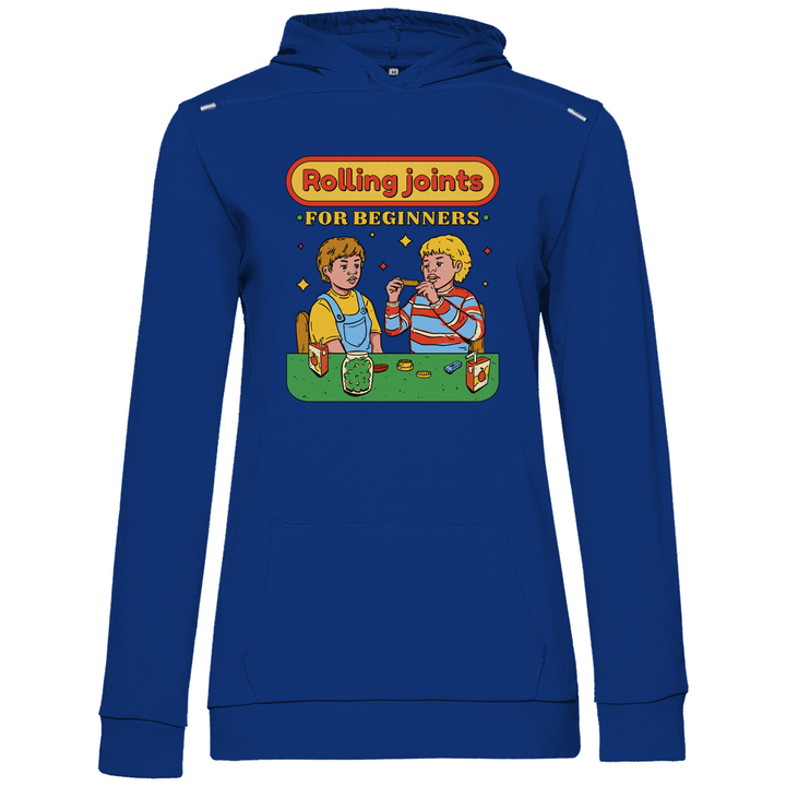 Joints drehen für Anfänger - Damen Hoodie - Textilzauber