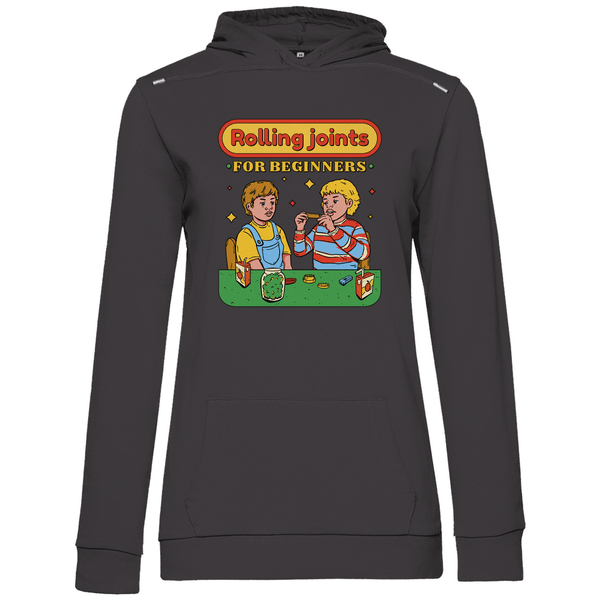Joints drehen für Anfänger - Damen Hoodie - Textilzauber