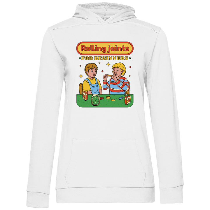 Joints drehen für Anfänger - Damen Hoodie - Textilzauber