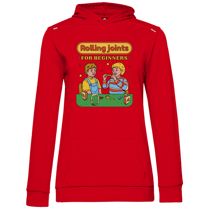 Joints drehen für Anfänger - Damen Hoodie - Textilzauber