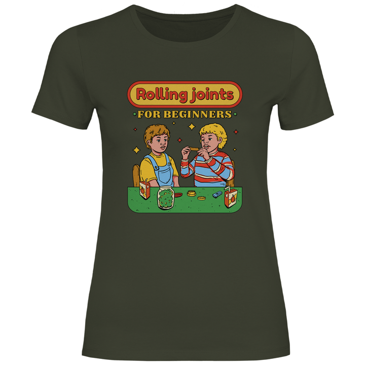 Joints drehen für Anfänger - Damen T - Shirt - Textilzauber