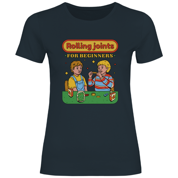 Joints drehen für Anfänger - Damen T - Shirt - Textilzauber