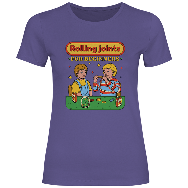 Joints drehen für Anfänger - Damen T - Shirt - Textilzauber