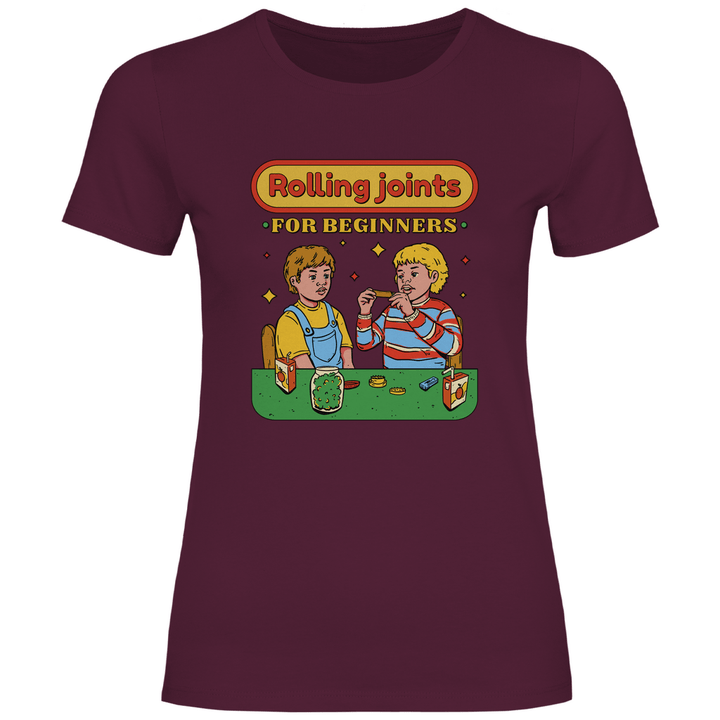 Joints drehen für Anfänger - Damen T - Shirt - Textilzauber