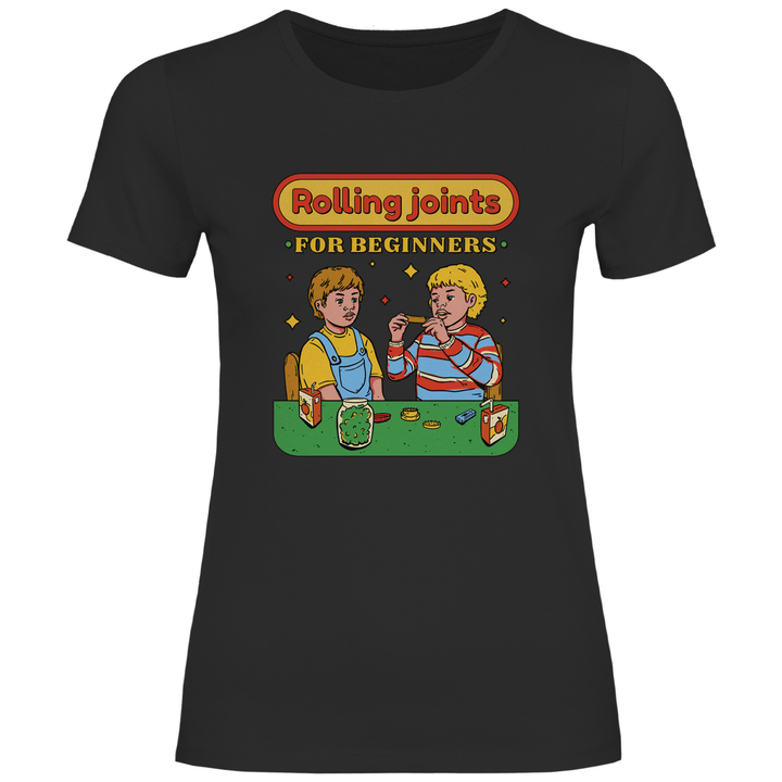 Joints drehen für Anfänger - Damen T - Shirt - Textilzauber