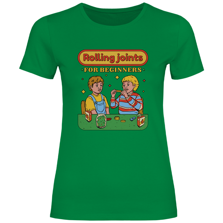 Joints drehen für Anfänger - Damen T - Shirt - Textilzauber