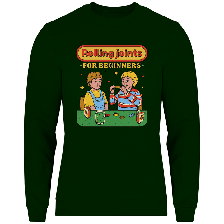 Joints drehen für Anfänger - Herren Sweatshirt - Textilzauber