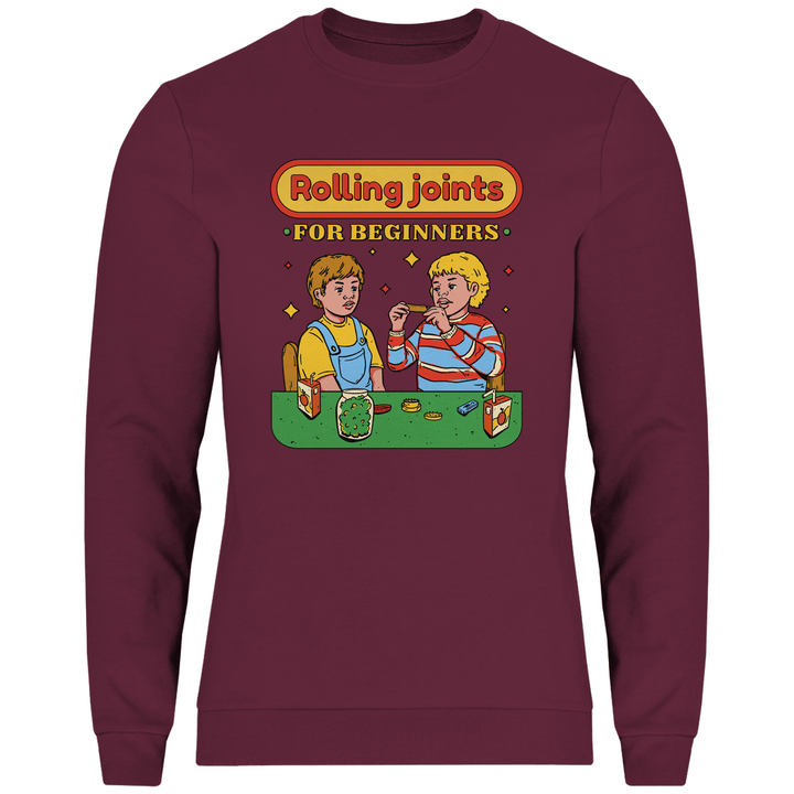 Joints drehen für Anfänger - Herren Sweatshirt - Textilzauber