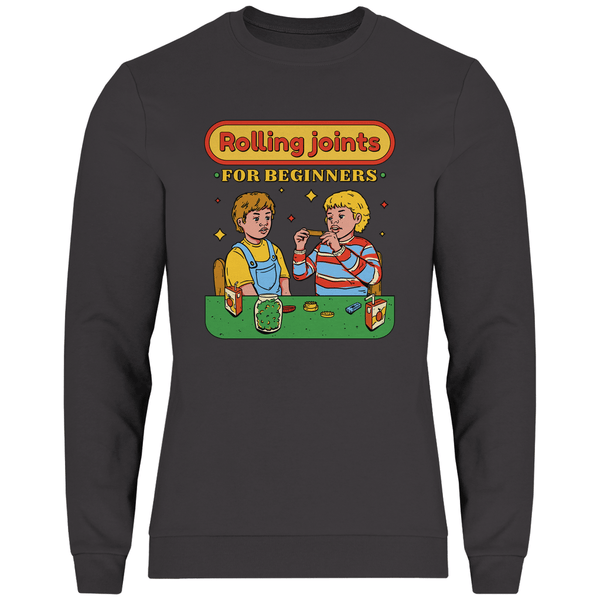 Joints drehen für Anfänger - Herren Sweatshirt - Textilzauber