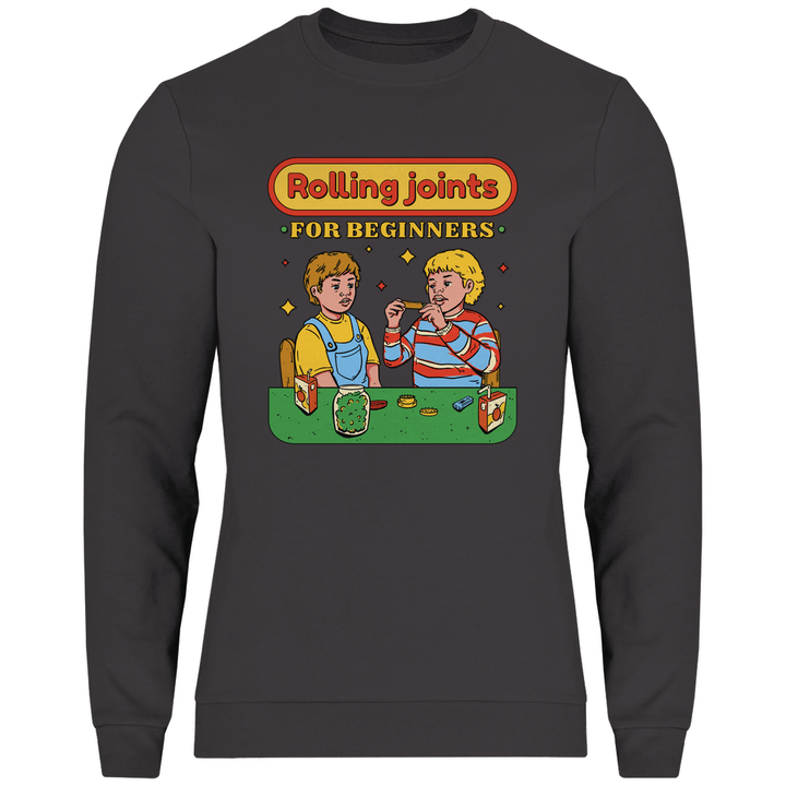 Joints drehen für Anfänger - Herren Sweatshirt - Textilzauber