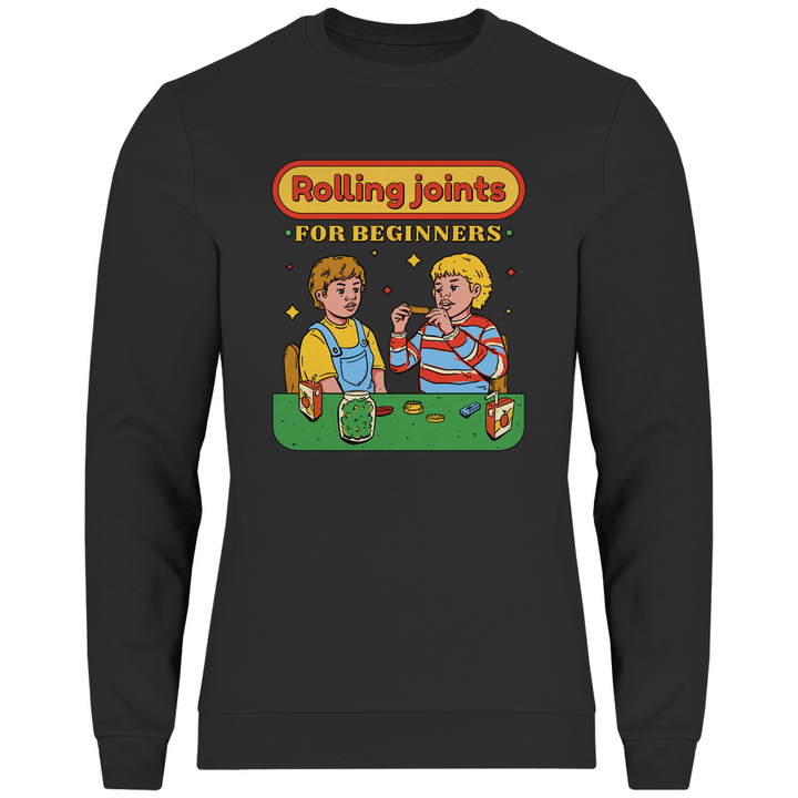 Joints drehen für Anfänger - Herren Sweatshirt - Textilzauber