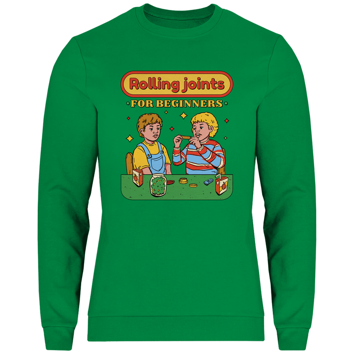 Joints drehen für Anfänger - Herren Sweatshirt - Textilzauber
