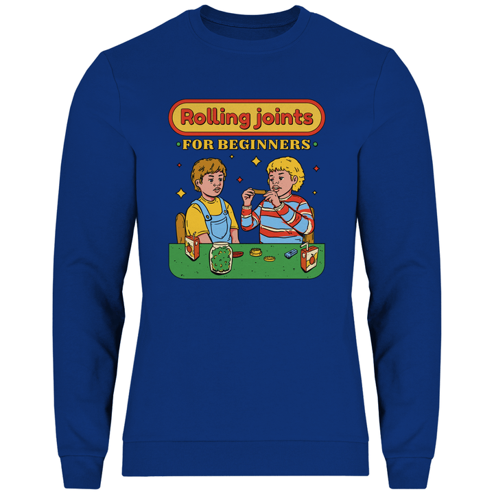 Joints drehen für Anfänger - Herren Sweatshirt - Textilzauber