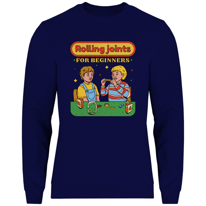 Joints drehen für Anfänger - Herren Sweatshirt - Textilzauber