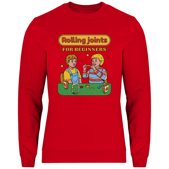 Joints drehen für Anfänger - Herren Sweatshirt - Textilzauber