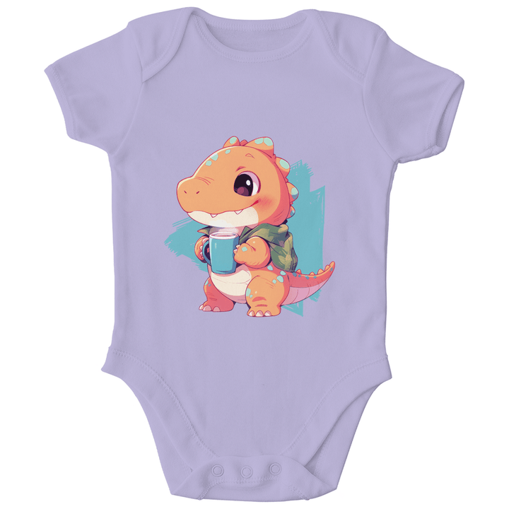 Kakao - Dino Bio Baby - Body - Textilzauber