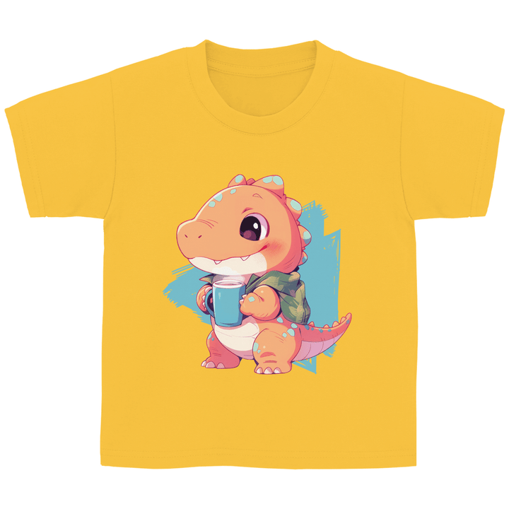 Kakao - Dino Kinder T - Shirt - Textilzauber