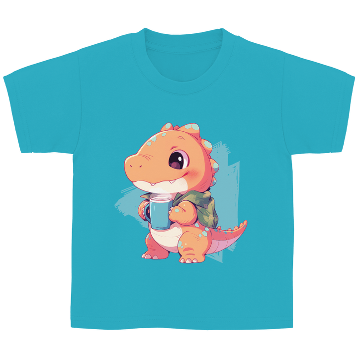 Kakao - Dino Kinder T - Shirt - Textilzauber