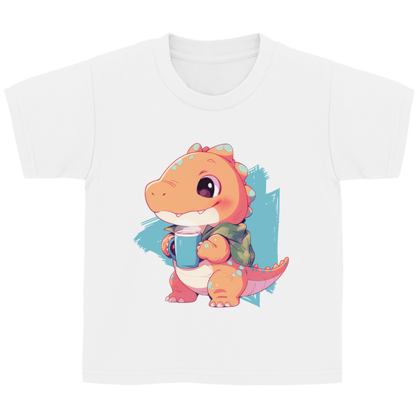 Kakao - Dino Kinder T - Shirt - Textilzauber