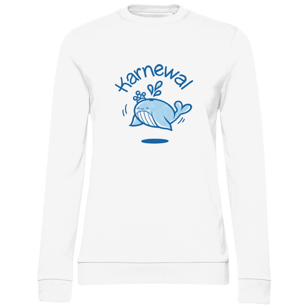 Karneval Wal - Damen Sweatshirt - Textilzauber