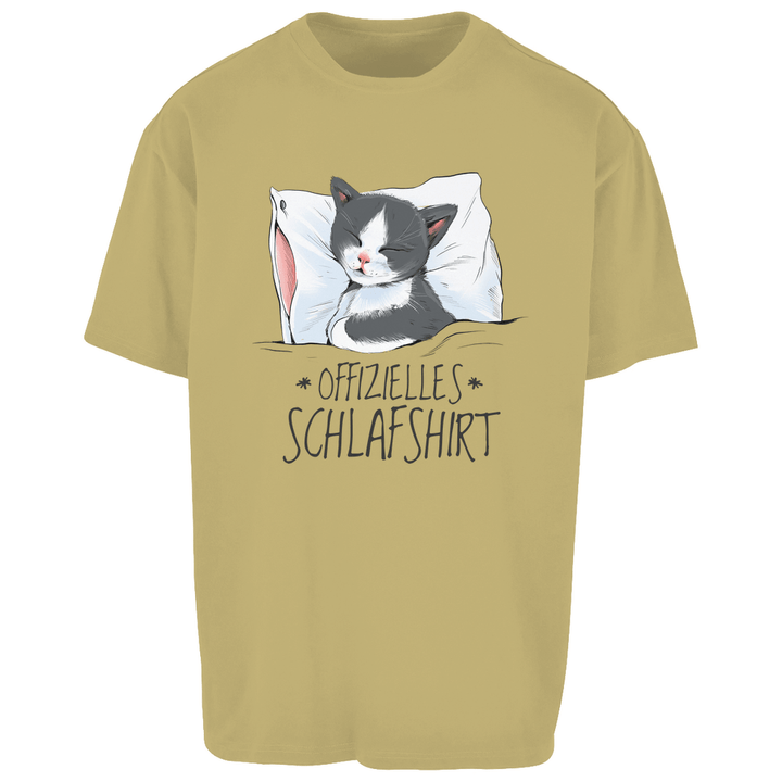 Katze Oversize Schlafshirt