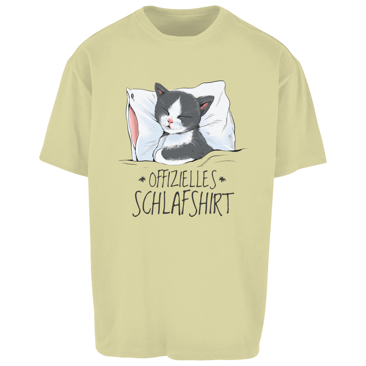 Katze Oversize Schlafshirt