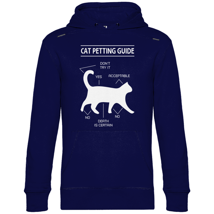 Katzen - Streicheln - Guide - Herren Hoodie - Textilzauber