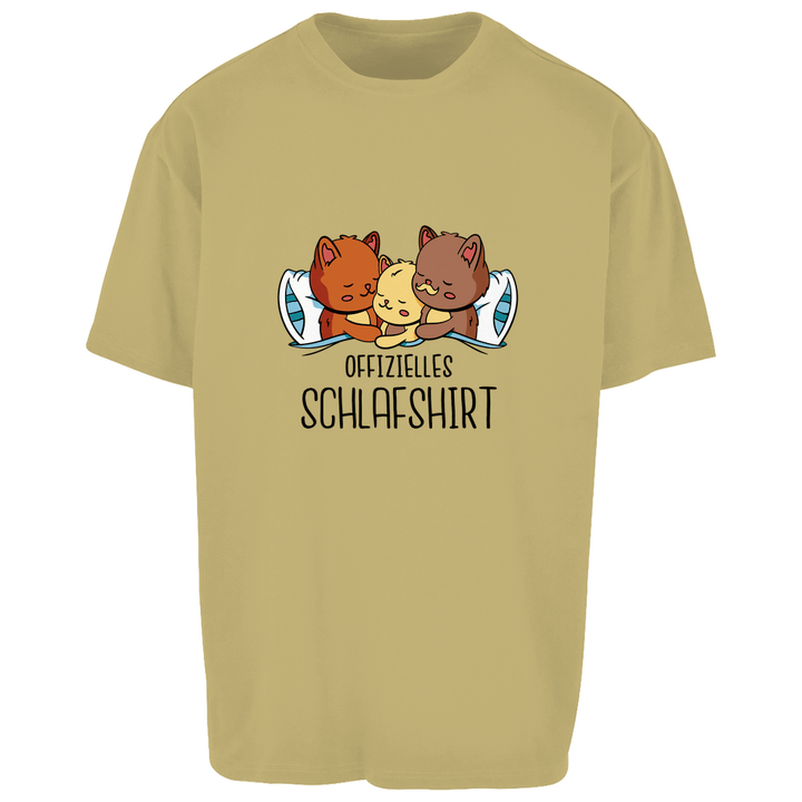 Katzenfamilie - Oversize Schlafshirt