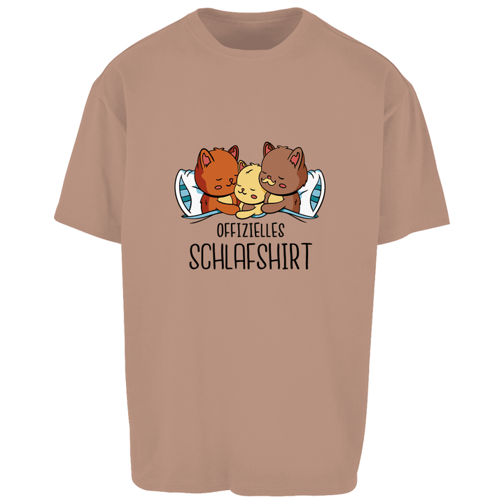 Katzenfamilie - Oversize Schlafshirt